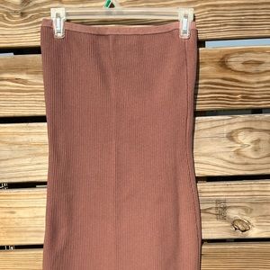Babaton Ribbed Pencil Skirt